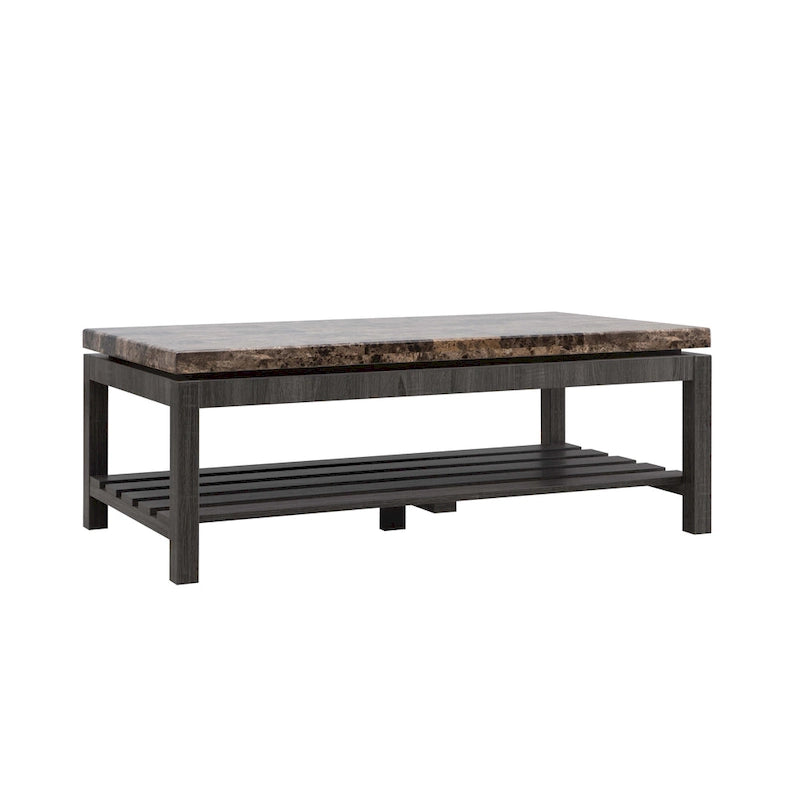 Occasional Faux Marble Coffee Table