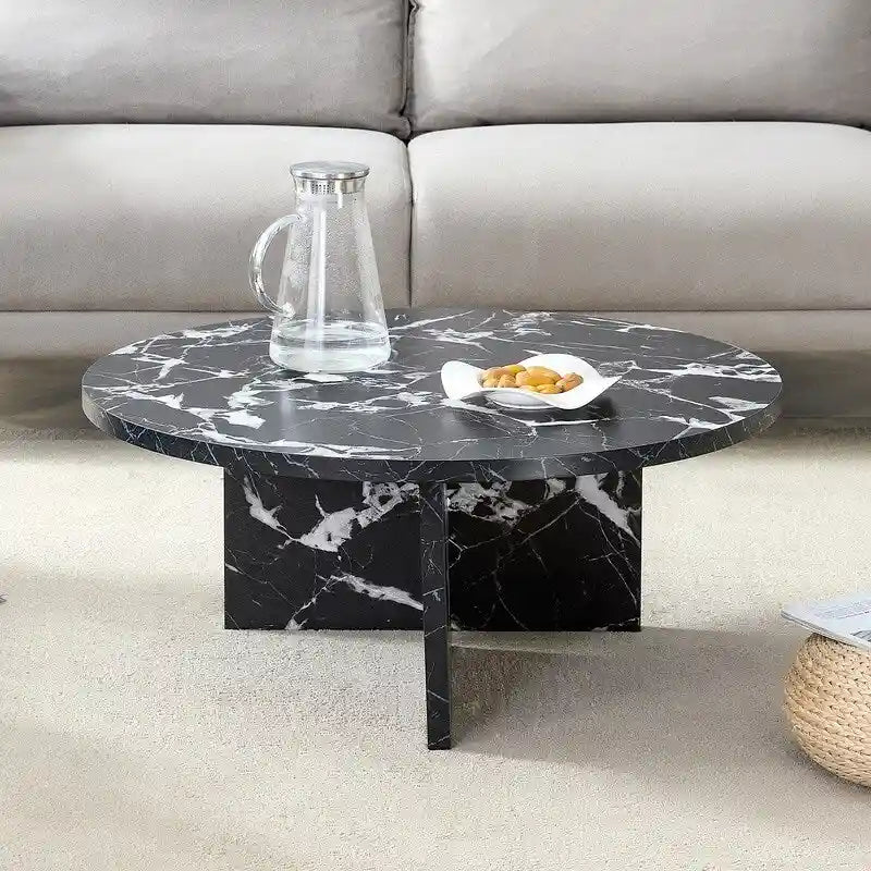 Veelzijdige ronde salontafel van MDF