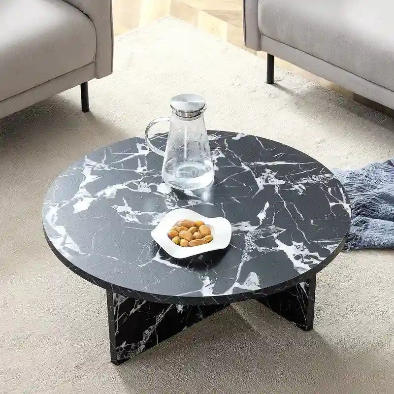 Veelzijdige ronde salontafel van MDF