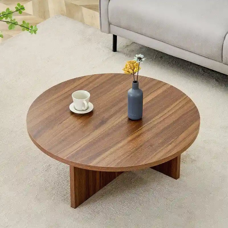 Veelzijdige ronde salontafel van MDF