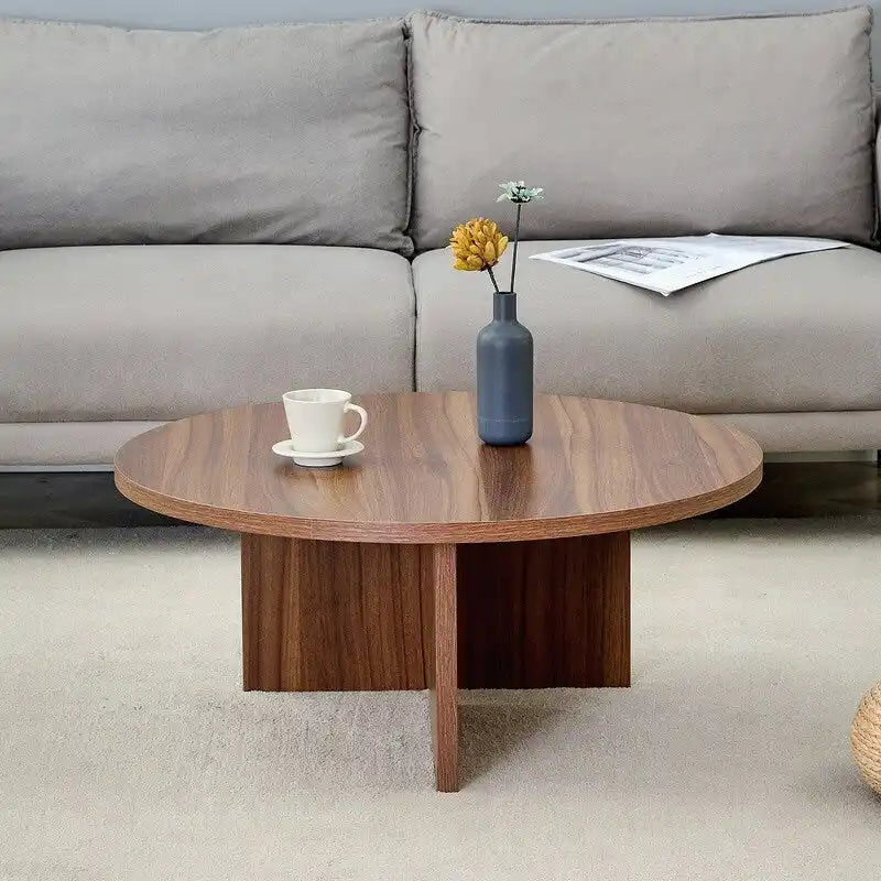 Veelzijdige ronde salontafel van MDF