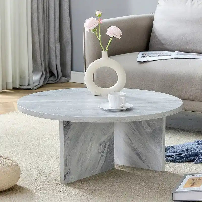 Veelzijdige ronde salontafel van MDF