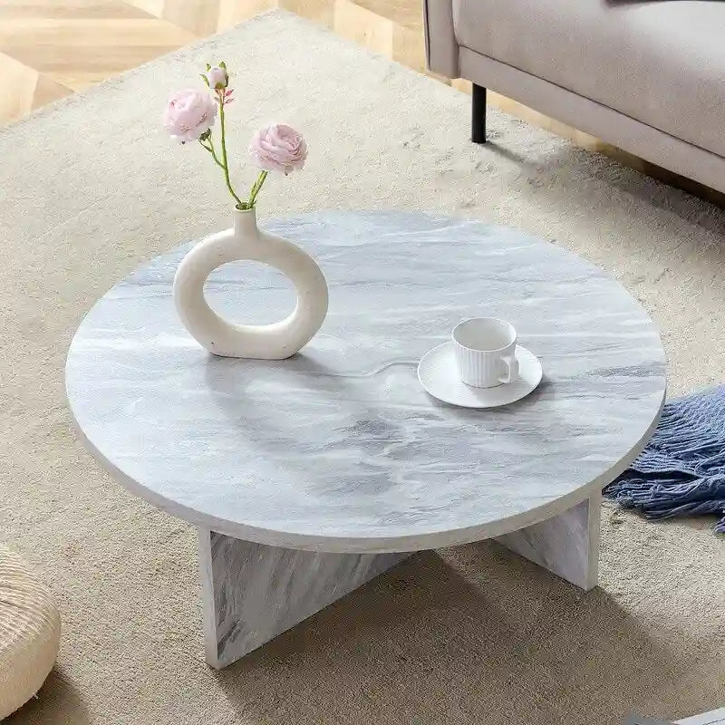 Veelzijdige ronde salontafel van MDF