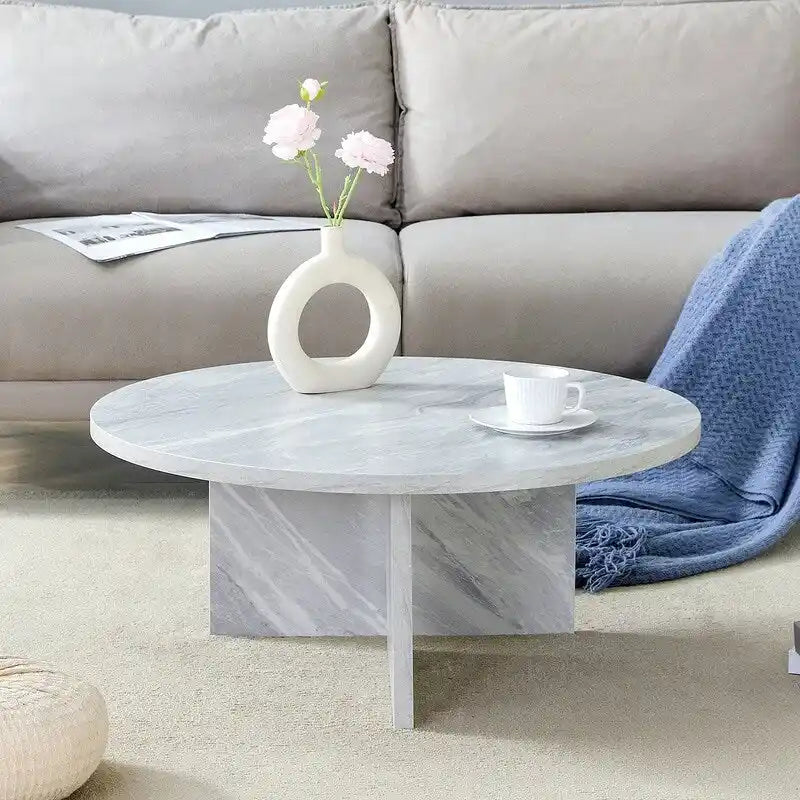 Veelzijdige ronde salontafel van MDF