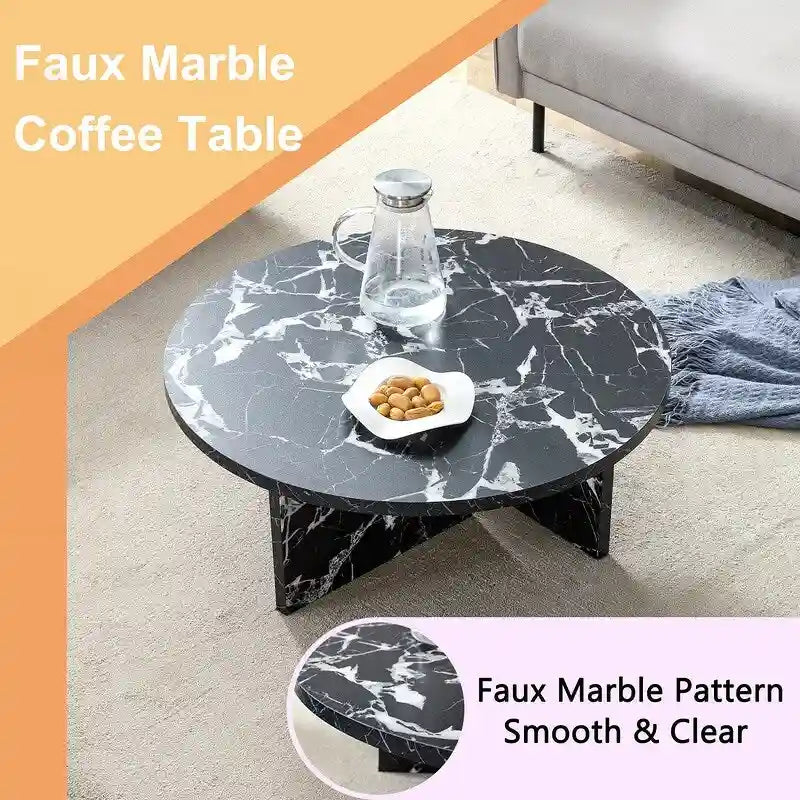 Veelzijdige ronde salontafel van MDF