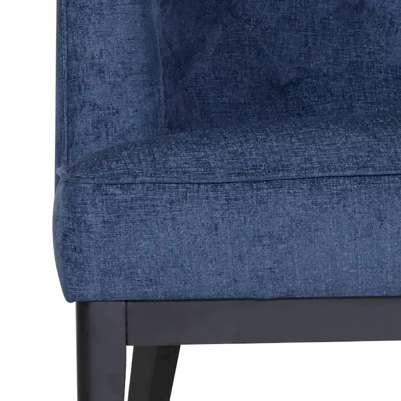 Fabric or Faux Leather Tufted Accent Chair
