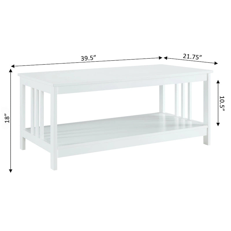Coffee Table with Shelf