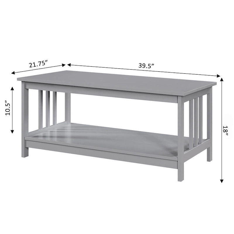Coffee Table with Shelf