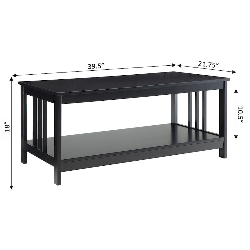 Coffee Table with Shelf