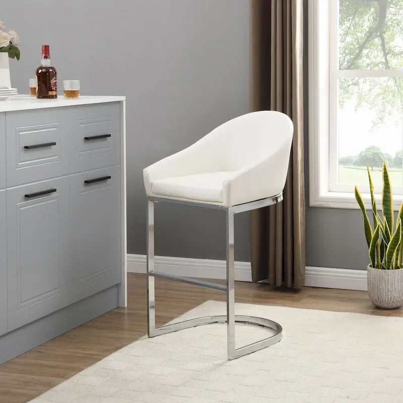 26 Inch Upholstered Counter Stool