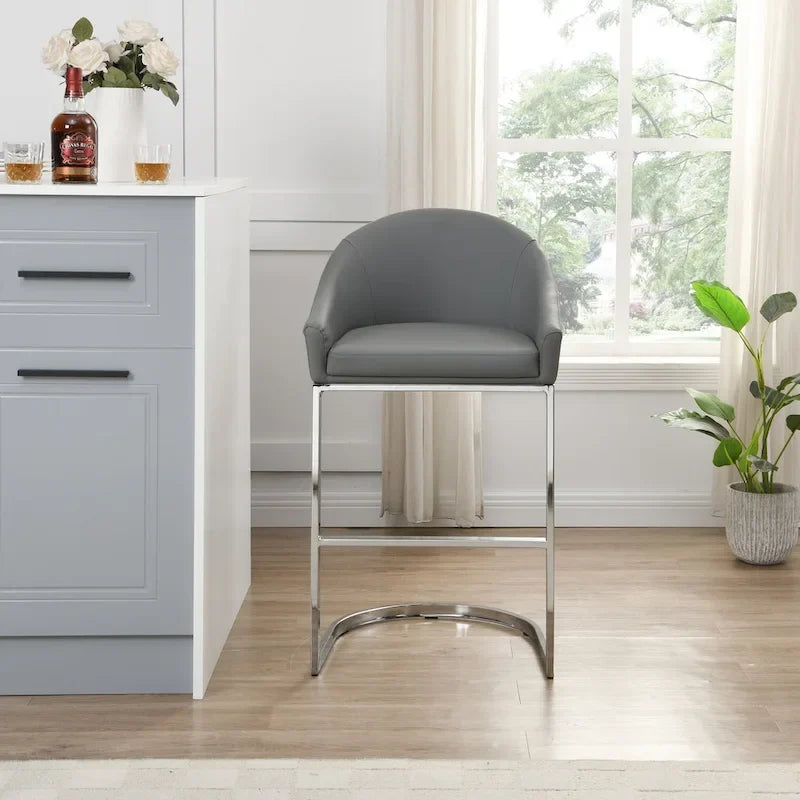26 Inch Upholstered Counter Stool