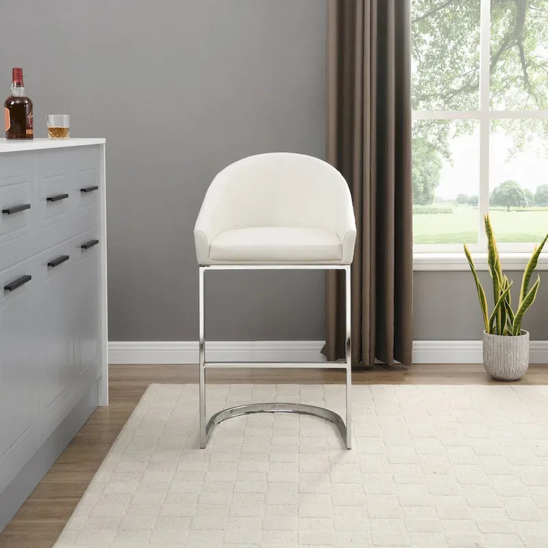 26 Inch Upholstered Counter Stool
