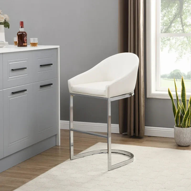 26 Inch Upholstered Counter Stool