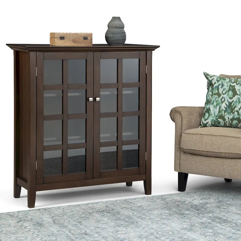 39-in. Solid Wood Storage Cabinet - 39w x 17d x 42.2h
