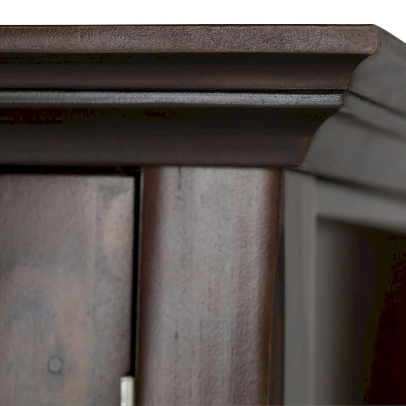 39-in. Solid Wood Storage Cabinet - 39w x 17d x 42.2h