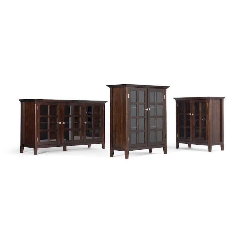 39-in. Solid Wood Storage Cabinet - 39w x 17d x 42.2h