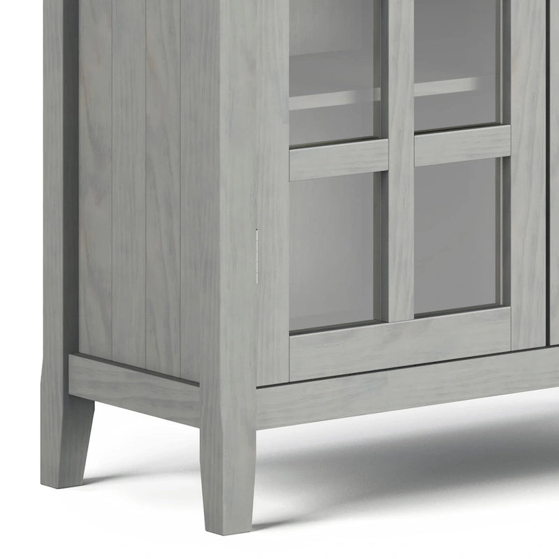 39-in. Solid Wood Storage Cabinet - 39w x 17d x 42.2h