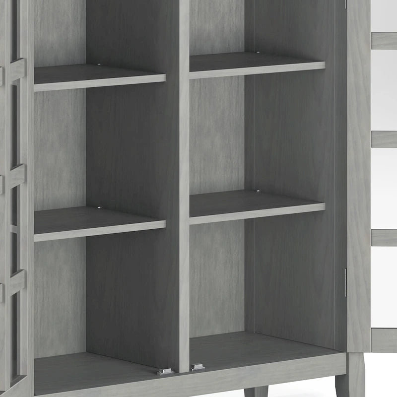 39-in. Solid Wood Storage Cabinet - 39w x 17d x 42.2h