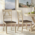 Country Style Dining Chairs (Set of 2)