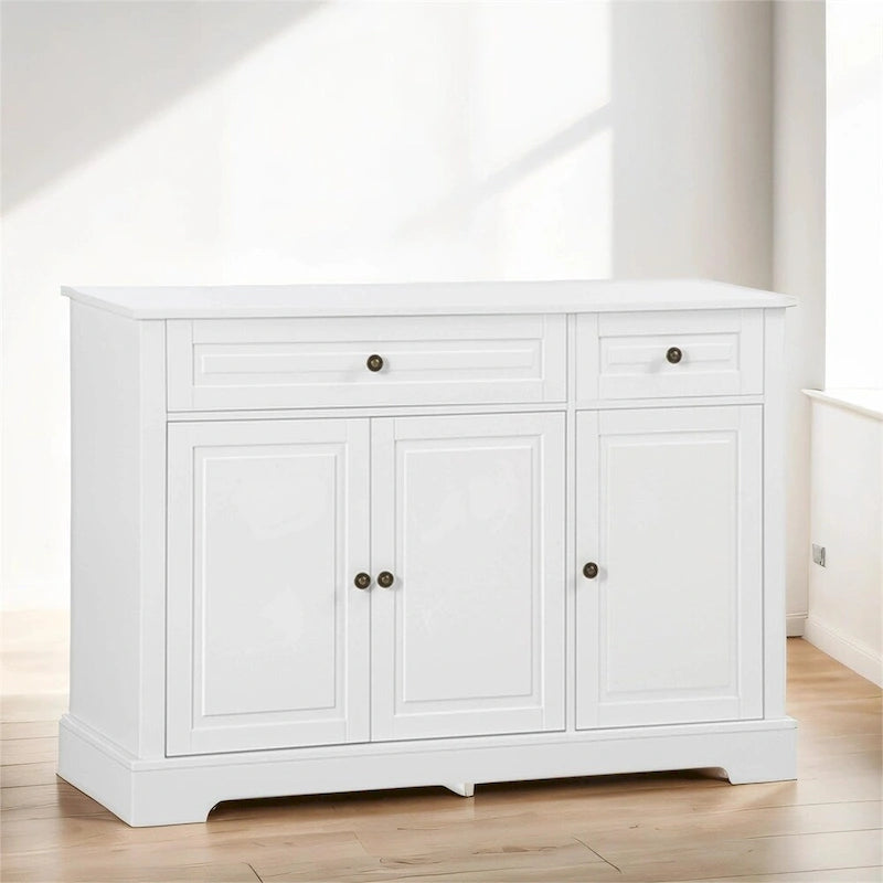 Armario buffet de cocina moderno con 2 cajones y estantes ajustables