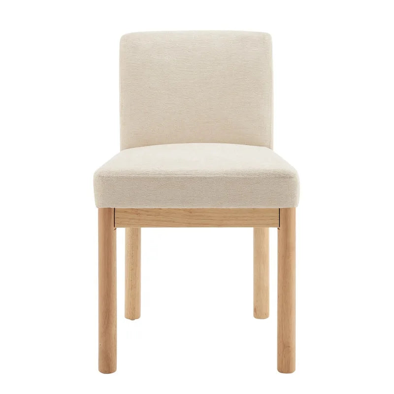 Bloomfield Chenille Low-Back / High-Back Dining Side Chair (Set of 2)