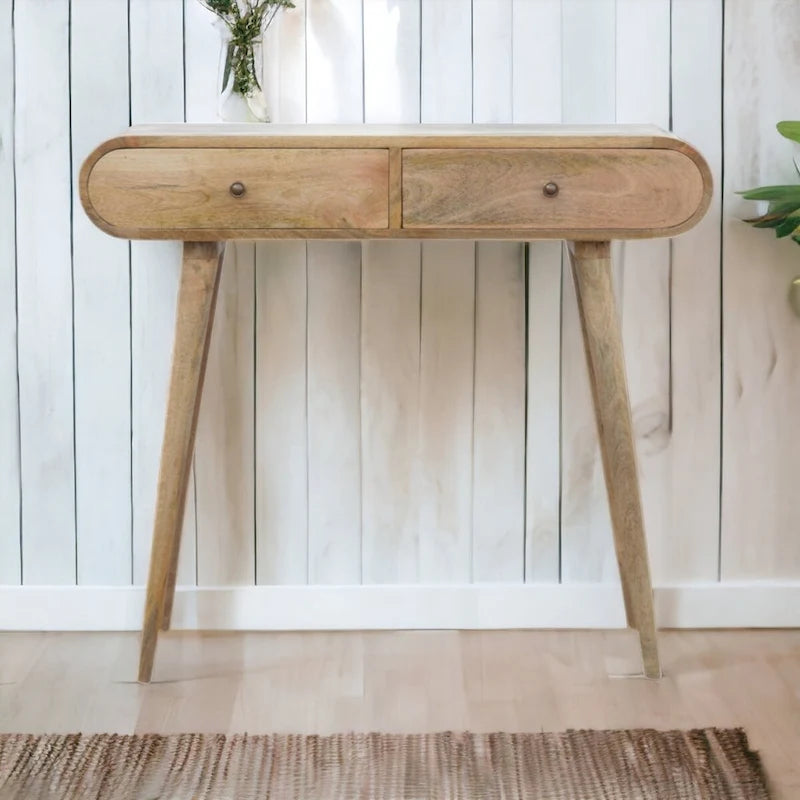 Mesa consola de madera maciza